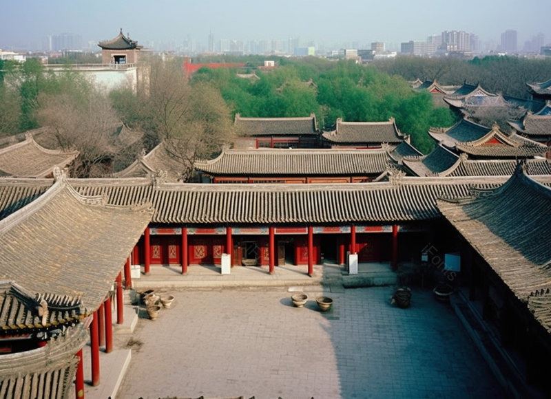 北京涛贝勒府四合院宫殿建筑摄影图,高清,摄影图,摄影图片,图片大全,摄影图免费下载